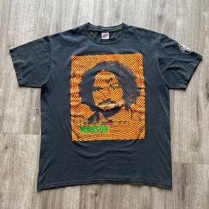 Vintage Don Rock Charles Manson Creepy Crawl Graphic T-Shirt Anvil Large